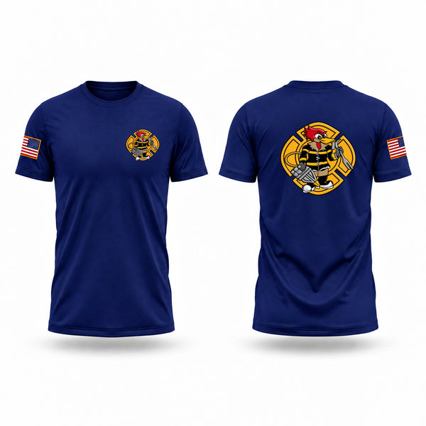 Old School Cotton Feel Shirt, Wissota Firefighters Association, Fire Department, Teamtime, Team time, sublimation, custom sports apparel, team uniforms, spirit wear, spiritwear, sports uniforms, custom shirts, team store, custom team store, fundraiser sports, apparel fundraiser