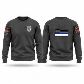 Crew Neck Sweatshirt, Mingo Junction Police Department, Police, Teamtime, Team time, sublimation, custom sports apparel, team uniforms, spirit wear, spiritwear, sports uniforms, custom shirts, team store, custom team store, fundraiser sports, apparel fundraiser
