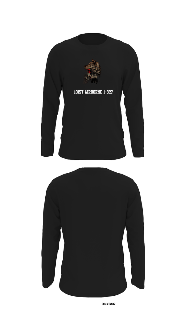 Long Sleeve Performance Shirt, 101st airborne 1-327, Army, Teamtime, Team time, sublimation, custom sports apparel, team uniforms, spirit wear, spiritwear, sports uniforms, custom shirts, team store, custom team store, fundraiser sports, apparel fundraiser
