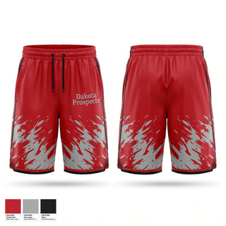 Mens Basketball Shorts, Dakota Prospects, Men's Basketball, Teamtime, Team time, sublimation, custom sports apparel, team uniforms, spirit wear, spiritwear, sports uniforms, custom shirts, team store, custom team store, fundraiser sports, apparel fundraiser