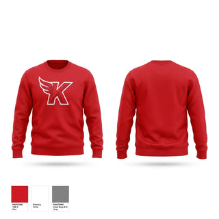 Crew Neck Sweatshirt, Red Raiders, Cheer, Teamtime, Team time, sublimation, custom sports apparel, team uniforms, spirit wear, spiritwear, sports uniforms, custom shirts, team store, custom team store, fundraiser sports, apparel fundraiser