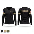 E-Squad 14734632 Women's Long Sleeve V-neck Shirt - 1