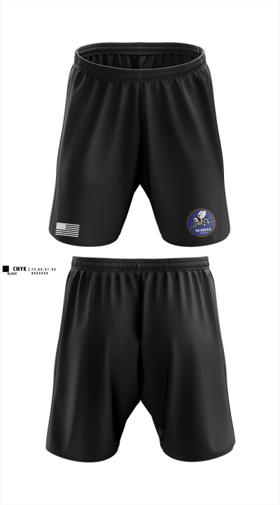 Seabees 38921664 Athletic Shorts With Pockets - 1