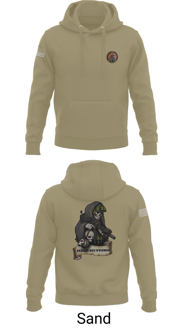 Hoodie, HHC 2-135th AVN REG, , Teamtime, Team time, sublimation, custom sports apparel, team uniforms, spirit wear, spiritwear, sports uniforms, custom shirts, team store, custom team store, fundraiser sports, apparel fundraiser