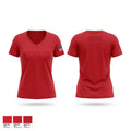 Southwick Women's Short Sleeve V-neck Shirt - 1