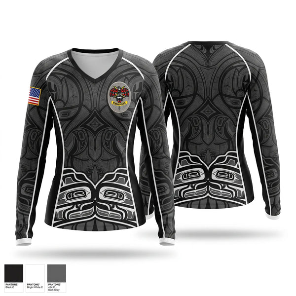Old School Cotton Feel Shirt, Lower Elwha Police Department, Police, Teamtime, Team time, sublimation, custom sports apparel, team uniforms, spirit wear, spiritwear, sports uniforms, custom shirts, team store, custom team store, fundraiser sports, apparel fundraiser