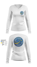 World Record Breakers Club 55012769 Women's Long Sleeve V-neck Shirt - 1