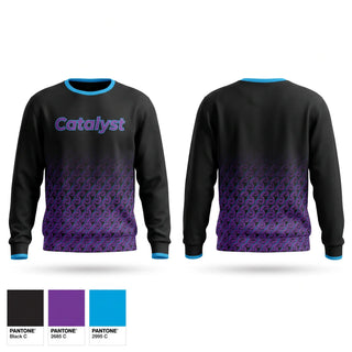 Crew Neck Sweatshirt, Catalyst, Baseball, Teamtime, Team time, sublimation, custom sports apparel, team uniforms, spirit wear, spiritwear, sports uniforms, custom shirts, team store, custom team store, fundraiser sports, apparel fundraiser