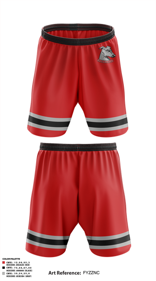 Athletic Shorts With Pockets, Shorewood Greyhounds Golf, Golf, Teamtime, Team time, sublimation, custom sports apparel, team uniforms, spirit wear, spiritwear, sports uniforms, custom shirts, team store, custom team store, fundraiser sports, apparel fundraiser