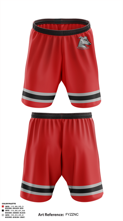 Shorewood Greyhounds Golf 2014300 Athletic Shorts With Pockets - 1