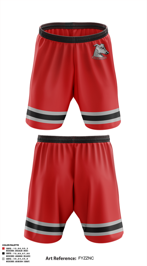 Athletic Shorts With Pockets, Shorewood Greyhounds Golf, Golf, Teamtime, Team time, sublimation, custom sports apparel, team uniforms, spirit wear, spiritwear, sports uniforms, custom shirts, team store, custom team store, fundraiser sports, apparel fundraiser
