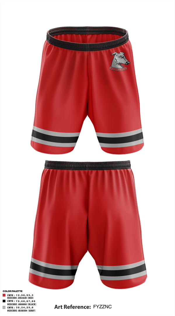 Athletic Shorts With Pockets, Shorewood Greyhounds Golf, Golf, Teamtime, Team time, sublimation, custom sports apparel, team uniforms, spirit wear, spiritwear, sports uniforms, custom shirts, team store, custom team store, fundraiser sports, apparel fundraiser