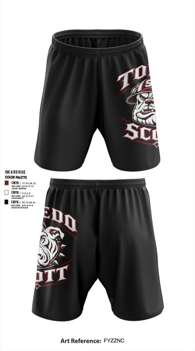 Scott High School Athletic Shorts With Pockets - 7