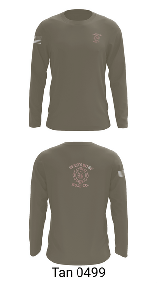 Long Sleeve Performance Shirt, Wattsburg Hose Company, Fire Department, Teamtime, Team time, sublimation, custom sports apparel, team uniforms, spirit wear, spiritwear, sports uniforms, custom shirts, team store, custom team store, fundraiser sports, apparel fundraiser