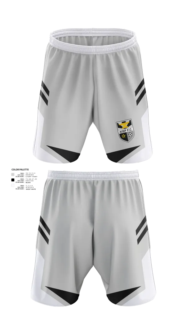 Athletic Shorts With Pockets, AISP F.C., Men's Soccer, Teamtime, Team time, sublimation, custom sports apparel, team uniforms, spirit wear, spiritwear, sports uniforms, custom shirts, team store, custom team store, fundraiser sports, apparel fundraiser