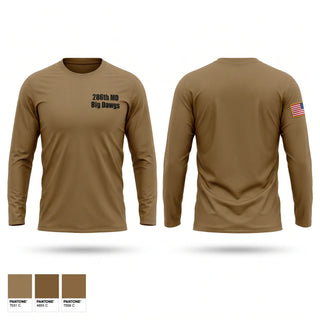 Long Sleeve Performance Shirt, 286th MD “Big Dawgs”, Army, Teamtime, Team time, sublimation, custom sports apparel, team uniforms, spirit wear, spiritwear, sports uniforms, custom shirts, team store, custom team store, fundraiser sports, apparel fundraiser
