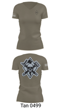 3rd Platoon Cco 2-37 AR 10849072 Women's Short Sleeve V-neck Shirt - 6