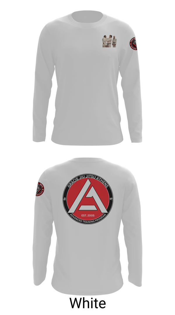 Long Sleeve Performance Shirt, Gracie JiuJitsu Athens, , Teamtime, Team time, sublimation, custom sports apparel, team uniforms, spirit wear, spiritwear, sports uniforms, custom shirts, team store, custom team store, fundraiser sports, apparel fundraiser