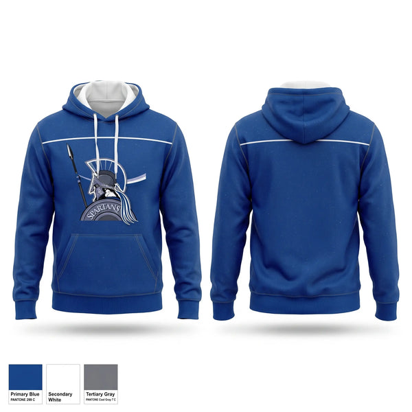 Hoodie, Southeast Spartans, Men's Soccer, Teamtime, Team time, sublimation, custom sports apparel, team uniforms, spirit wear, spiritwear, sports uniforms, custom shirts, team store, custom team store, fundraiser sports, apparel fundraiser
