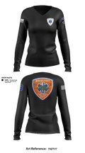 PAAS 68593967 Women's Long Sleeve V-neck Shirt - 1