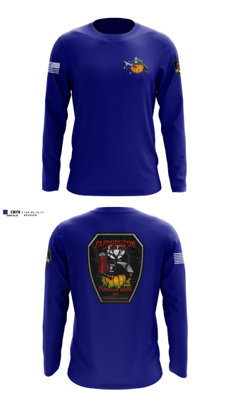 Long Sleeve Performance Shirt, Farmington, Fire Department, Teamtime, Team time, sublimation, custom sports apparel, team uniforms, spirit wear, spiritwear, sports uniforms, custom shirts, team store, custom team store, fundraiser sports, apparel fundraiser