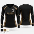 P.L.U.T.O. 54797474 Women's Long Sleeve V-neck Shirt - 3