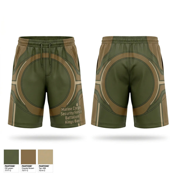 Athletic Shorts With Pockets, Marine Corps Security Force Battalion Kings Bay, Marines, Teamtime, Team time, sublimation, custom sports apparel, team uniforms, spirit wear, spiritwear, sports uniforms, custom shirts, team store, custom team store, fundraiser sports, apparel fundraiser