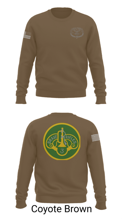 3d Cavalry Regiment 44657863 Crew Neck Sweatshirt - 5