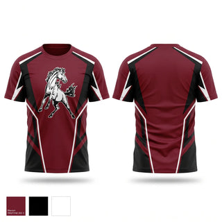 Short Sleeve Performance Shirt, Mustangs, Women's Basketball, Teamtime, Team time, sublimation, custom sports apparel, team uniforms, spirit wear, spiritwear, sports uniforms, custom shirts, team store, custom team store, fundraiser sports, apparel fundraiser