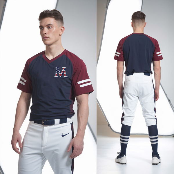 Old School Cotton Feel Shirt, Veterans Memorial Eagles, Baseball, Teamtime, Team time, sublimation, custom sports apparel, team uniforms, spirit wear, spiritwear, sports uniforms, custom shirts, team store, custom team store, fundraiser sports, apparel fundraiser