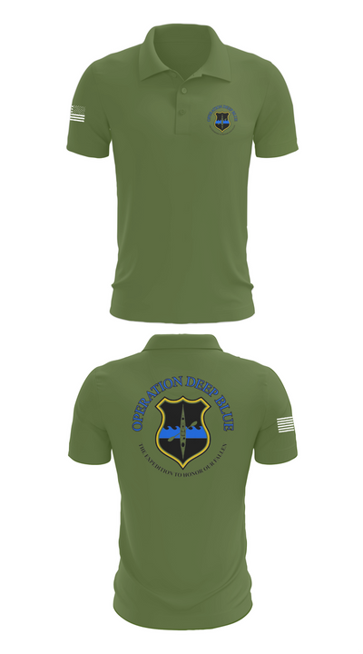 Operation Deep Blue 63620360 Short Sleeve Performance Polo - 45
