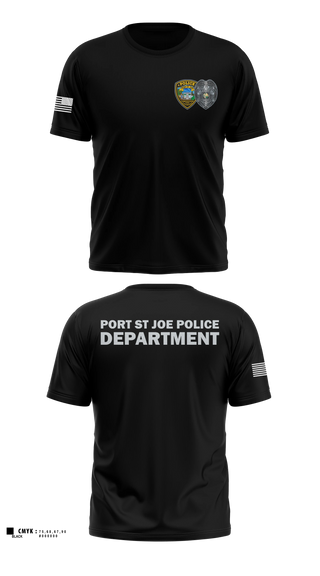 Old School Cotton Feel Shirt, Port St. Joe Police Department, Police, Teamtime, Team time, sublimation, custom sports apparel, team uniforms, spirit wear, spiritwear, sports uniforms, custom shirts, team store, custom team store, fundraiser sports, apparel fundraiser