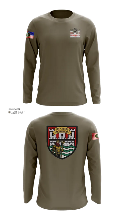 175th MRBC 2368764 Long Sleeve Performance Shirt 23
