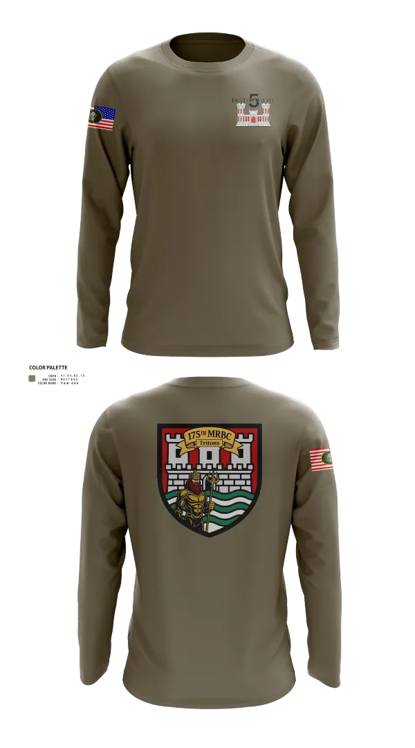 Long Sleeve Performance Shirt, 175th MRBC, , Teamtime, Team time, sublimation, custom sports apparel, team uniforms, spirit wear, spiritwear, sports uniforms, custom shirts, team store, custom team store, fundraiser sports, apparel fundraiser
