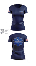 Haynes EMS 12927400 Women's Short Sleeve V-neck Shirt - 2