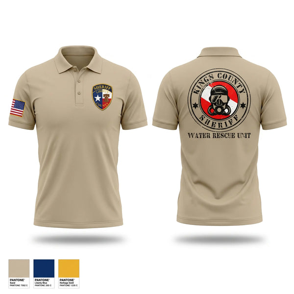Short Sleeve Performance Polo, Liberty County Sheriff Marine Rescue, Police, Teamtime, Team time, sublimation, custom sports apparel, team uniforms, spirit wear, spiritwear, sports uniforms, custom shirts, team store, custom team store, fundraiser sports, apparel fundraiser