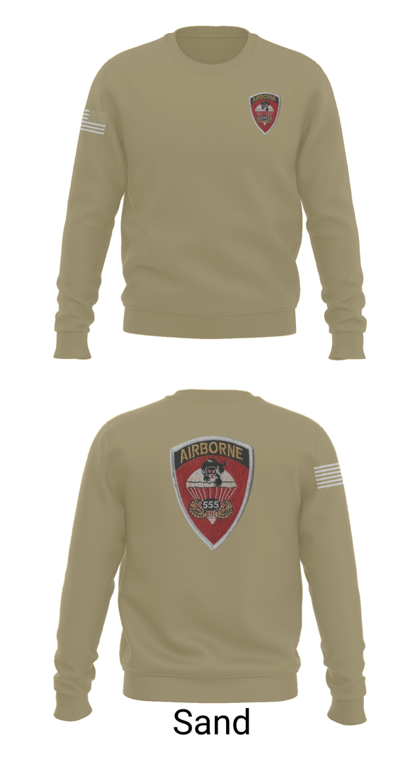 Crew Neck Sweatshirt, , Army, Teamtime, Team time, sublimation, custom sports apparel, team uniforms, spirit wear, spiritwear, sports uniforms, custom shirts, team store, custom team store, fundraiser sports, apparel fundraiser