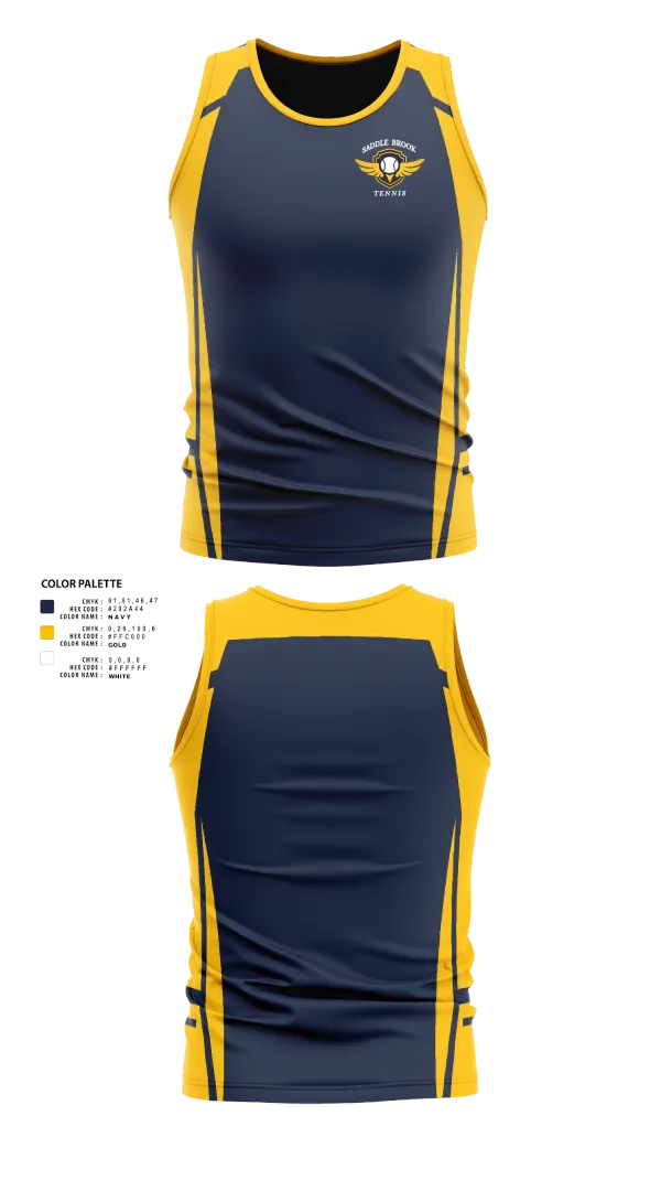 Tank Top, Saddle Brook Tennis, Tennis, Teamtime, Team time, sublimation, custom sports apparel, team uniforms, spirit wear, spiritwear, sports uniforms, custom shirts, team store, custom team store, fundraiser sports, apparel fundraiser