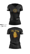 The Way 77182007 Women's Short Sleeve V-neck Shirt - 100