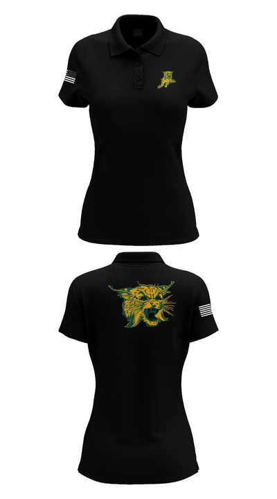 Edgar Wildcats 93654841 Women's Short Sleeve Performance Polo  - 36