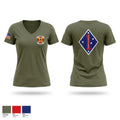 FMTC Division School Women's Short Sleeve V-neck Shirt - 1