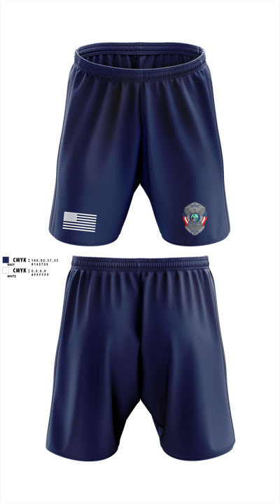 Bradenton Police HNT 75386069 Athletic Shorts With Pockets - 100