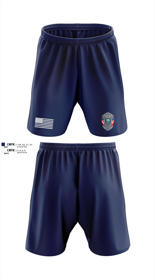 Athletic Shorts With Pockets, Bradenton Police HNT, , Teamtime, Team time, sublimation, custom sports apparel, team uniforms, spirit wear, spiritwear, sports uniforms, custom shirts, team store, custom team store, fundraiser sports, apparel fundraiser