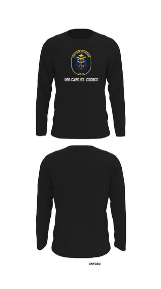 Long Sleeve Performance Shirt, USS CAPE ST. GEORGE, , Teamtime, Team time, sublimation, custom sports apparel, team uniforms, spirit wear, spiritwear, sports uniforms, custom shirts, team store, custom team store, fundraiser sports, apparel fundraiser