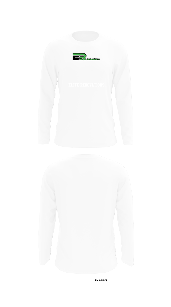 Long Sleeve Performance Shirt, Elite Renovations, , Teamtime, Team time, sublimation, custom sports apparel, team uniforms, spirit wear, spiritwear, sports uniforms, custom shirts, team store, custom team store, fundraiser sports, apparel fundraiser