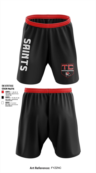 Athletic Shorts With Pockets, Tri County Saints, Ice Hockey, Teamtime, Team time, sublimation, custom sports apparel, team uniforms, spirit wear, spiritwear, sports uniforms, custom shirts, team store, custom team store, fundraiser sports, apparel fundraiser