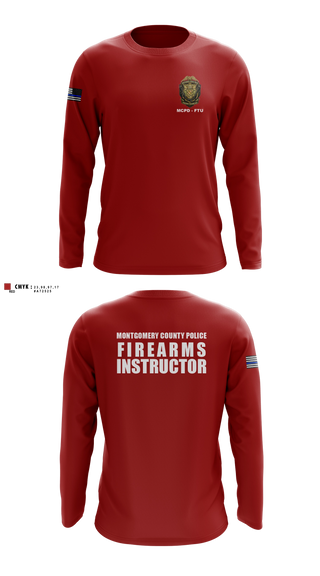 Long Sleeve Performance Shirt, Montgomery County Police Department - Firearms Training Unit, Police, Teamtime, Team time, sublimation, custom sports apparel, team uniforms, spirit wear, spiritwear, sports uniforms, custom shirts, team store, custom team store, fundraiser sports, apparel fundraiser