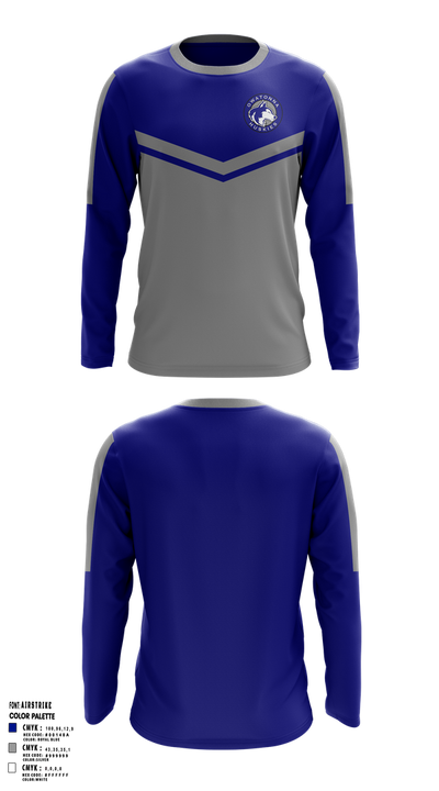 Owatonna Gymnastics 66502573 Long Sleeve Performance Shirt 1
