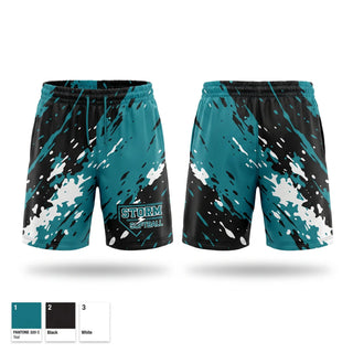 Athletic Shorts With Pockets, Webster/Siren Storm, Softball, Teamtime, Team time, sublimation, custom sports apparel, team uniforms, spirit wear, spiritwear, sports uniforms, custom shirts, team store, custom team store, fundraiser sports, apparel fundraiser