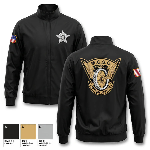 Windbreaker, MCSO trafficMotors, Police, Teamtime, Team time, sublimation, custom sports apparel, team uniforms, spirit wear, spiritwear, sports uniforms, custom shirts, team store, custom team store, fundraiser sports, apparel fundraiser